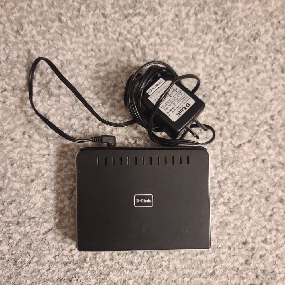 D-Link Black Broadband Modem